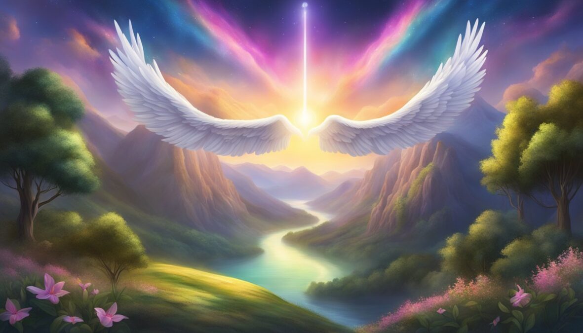A glowing 636 angel number hovers above a serene landscape, emanating a peaceful and spiritual energy.</p><p>Surrounding nature responds with vibrant colors and harmonious movements
