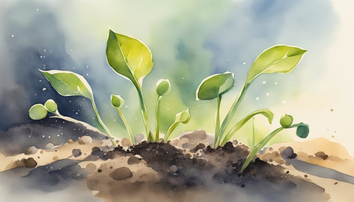 A small seedling sprouts from the ground, reaching towards the sunlight.</p><p>Surrounding it, other plants flourish, symbolizing personal growth.</p><p>The number 153 is subtly integrated into the scene, representing its influence