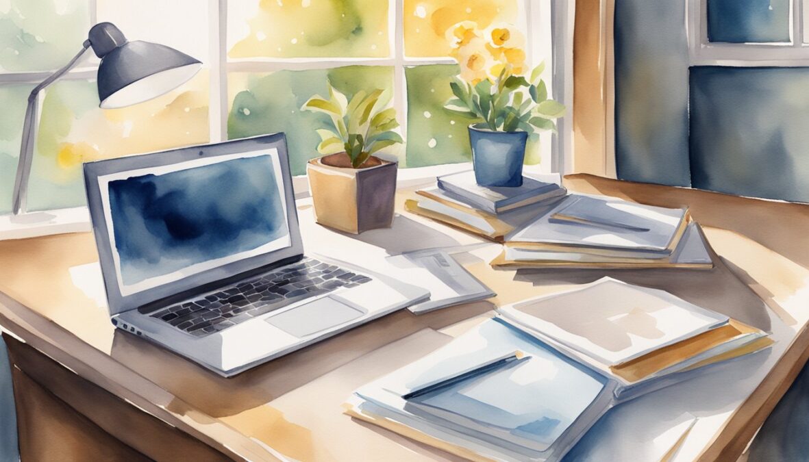 A desk with a laptop, notebook, and pen.</p></noscript><p>A vision board displaying career aspirations and the number 529.</p><p>An open window with sunlight streaming in, symbolizing hope and opportunity